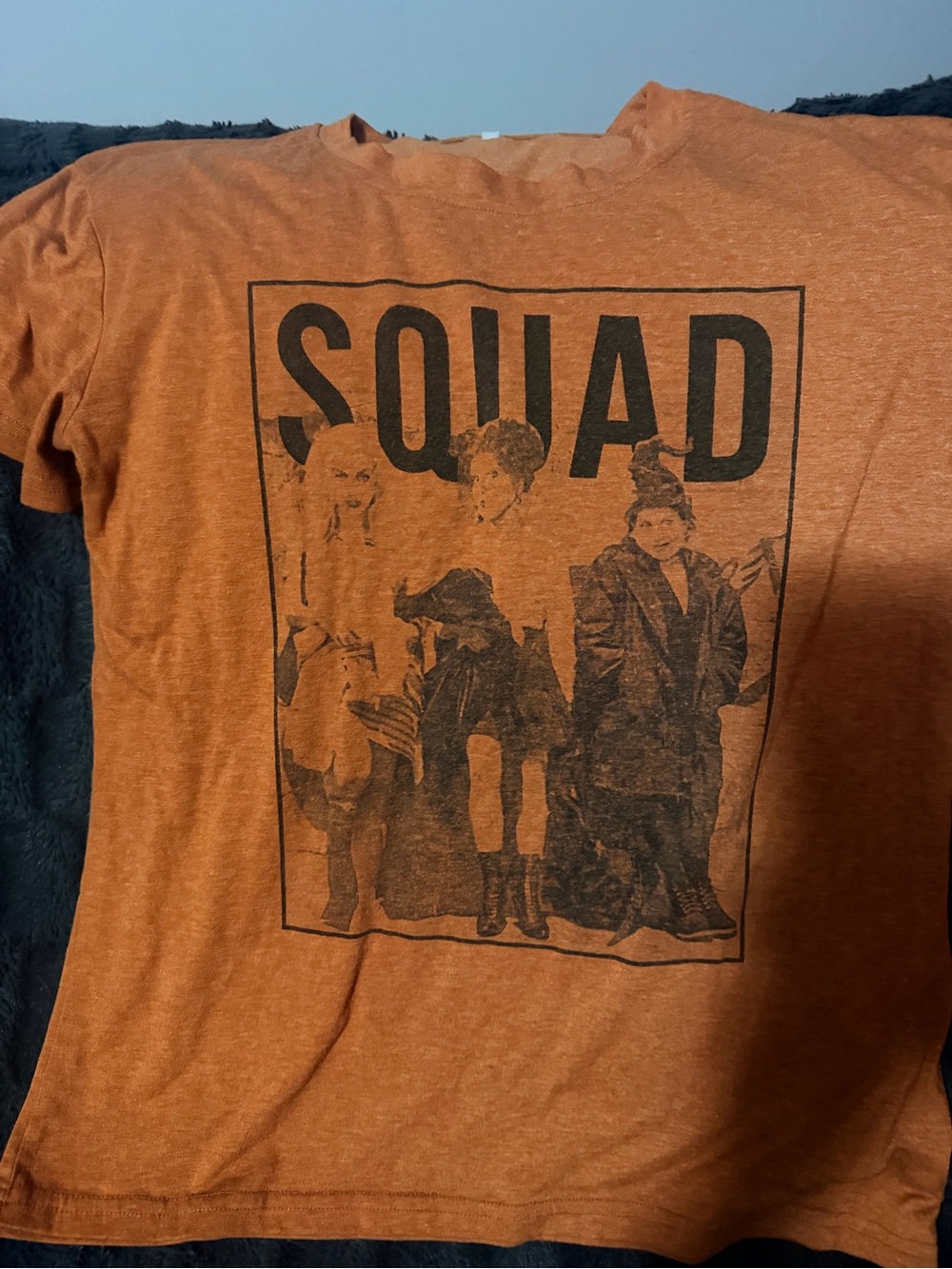 Hocus Pocus Graphic T-Shirt in Rust Orange